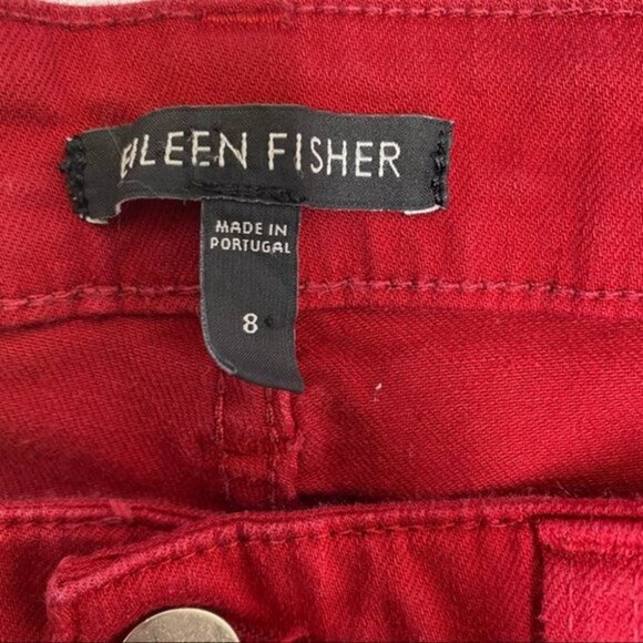 Eileen Fisher Mid Rise Organic Cotton Jeans Size 8 - Picture 9 of 9